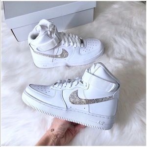 ⚡️Custom Bling Nike Air Force 1 High⚡️